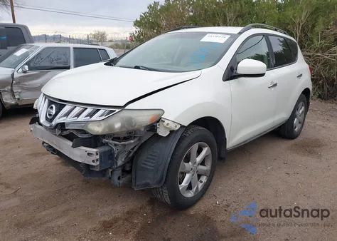 2009 Nissan Murano S z USA, uszkodzony, nr VIN JN8AZ18U99W029924